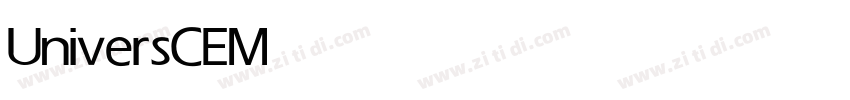 UniversCE Medium字体转换